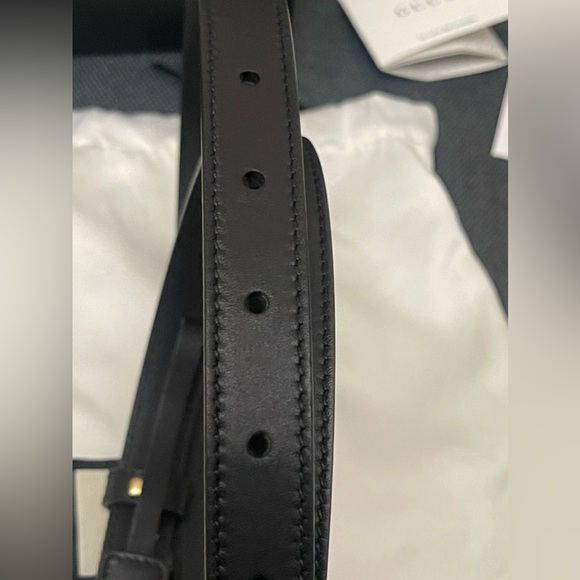 Gucci GG Marmont Gold-tone thin Belt Sz. 90cm - Picture 7 of 16